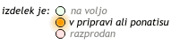 Izdelek je v pripravi ali ponatisu